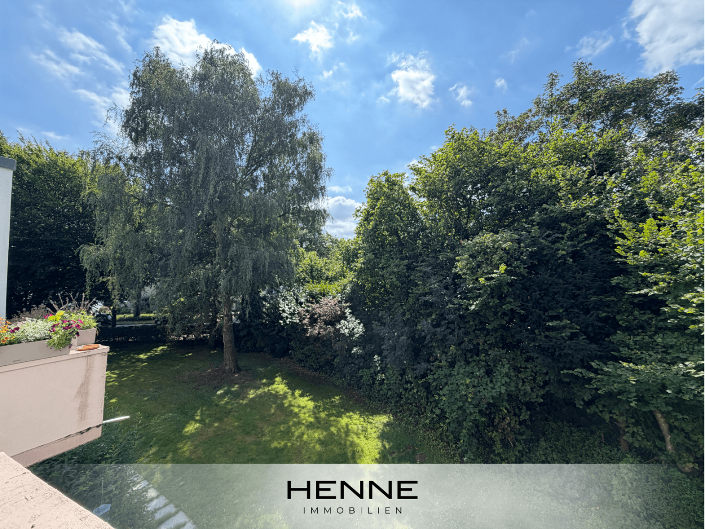 Ausblick Balkon