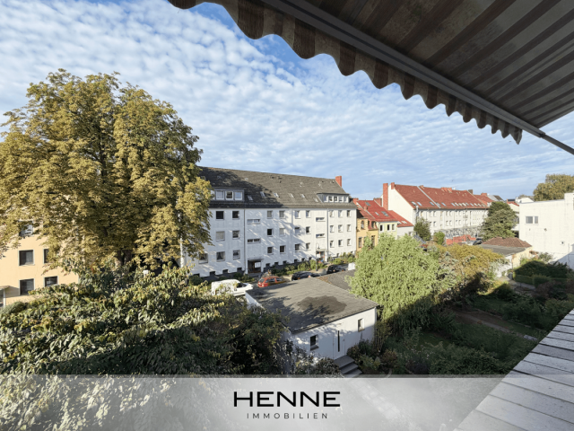Ausblick vom Balkon