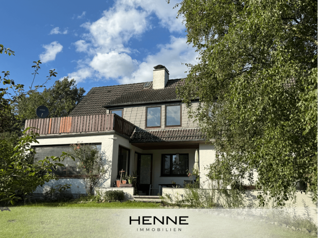 Rückansicht des Hauses