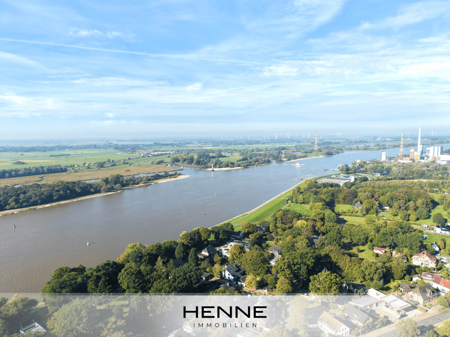 Ausblick auf die Weser